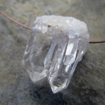 Pure crystal - multiple crystal drilled No. 10