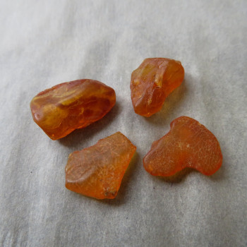 Raw natural Amber, Lithuania, set no. 4