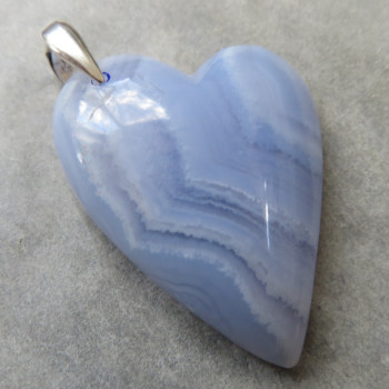 Blue chalcedony, pendant no.CH1