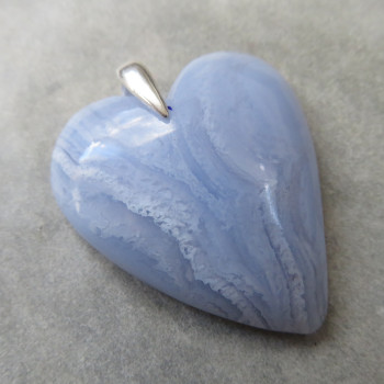 Blue chalcedony, pendant no.CH2