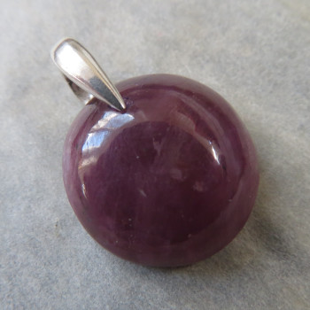 Indian ruby, pendant no.R1