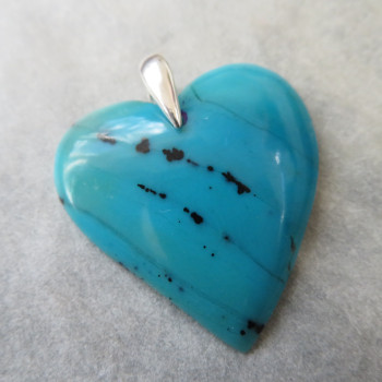 Chrysocolla turquoise, pendant no.1