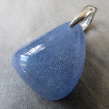 Dumortierite in crystal, pendant no. D1