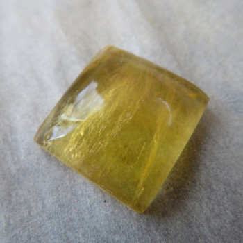Honey Fluorite Namibia cabochon no.4