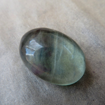 Green-blue Fluorite cabochon no.11