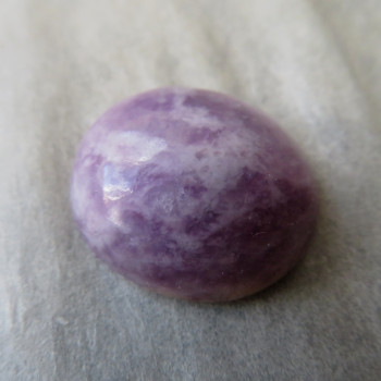 Lepidolite, Brazil, cabochon no.08