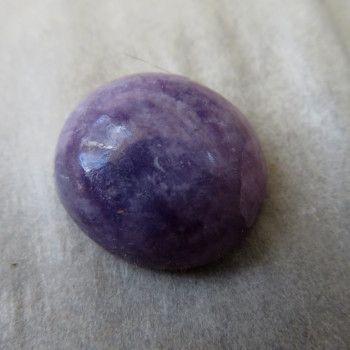 Lepidolite, Brazil, cabochon no.012