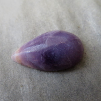 Lepidolite, Brazil, cabochon no.014