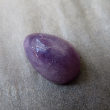 Lepidolite, Brazil, cabochon no.018