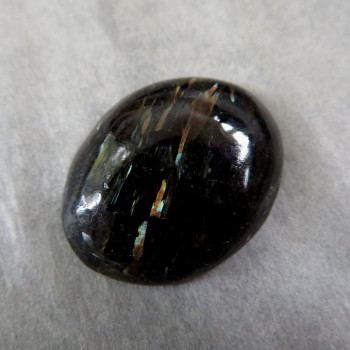 Nuummite, Greenland, cabochon no.5