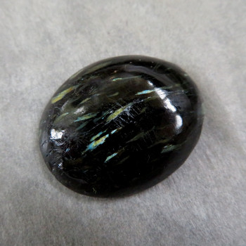 Nuummite, Greenland, cabochon no.6