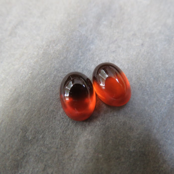 Granát hessonit Tanzánie, 6x4 mm, pár H3