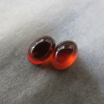 Granát hessonit Tanzánie, 6x4 mm, pár H4