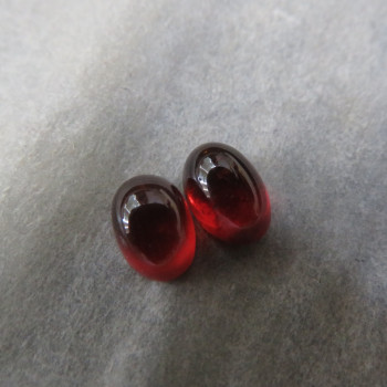 Granát hessonit Tanzánie, 6x4 mm, pár H7