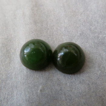 Jade, pair 8mm No.N1