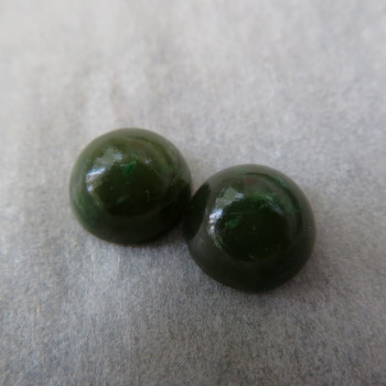 Jade, pair 8mm No.N4