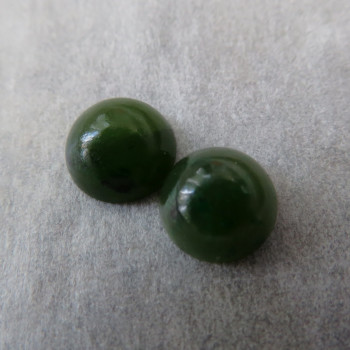 Jade, pair 8mm No.N7