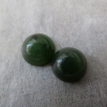 Jade, pair 8mm No.N8