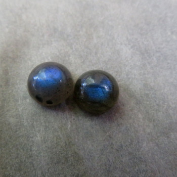 Labradorite extra, blue, pair LA 11