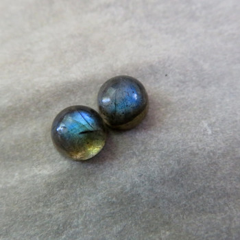 Labradorite extra, blue, pair LA 13