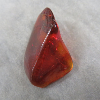 Red natural Amber, Lithuania, No. 9