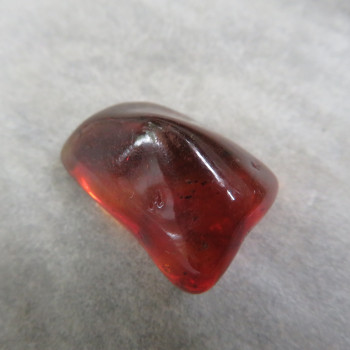 Red natural Amber, Lithuania, No. 12