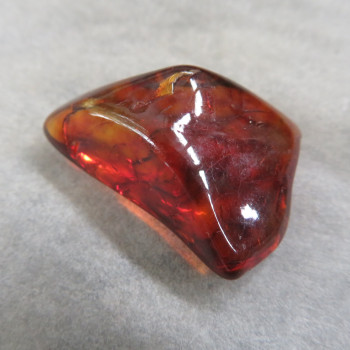 Red natural Amber, Lithuania, No. 16