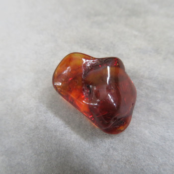 Red natural Amber, Lithuania, No. 19