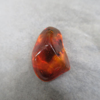 Red natural Amber, Lithuania, No. 20