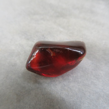 Red natural Amber, Lithuania, No. 22