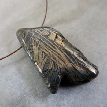 Feder pyrite Germany - drilled, No. 1