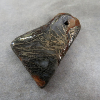 Feder pyrite Germany - drilled, no. 4