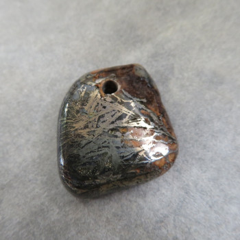 Feder pyrite Germany - drilled, no. 5