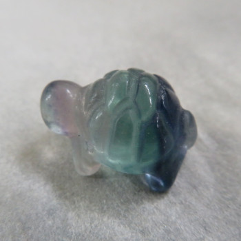 Duhový Fluorit mini želvička č.5