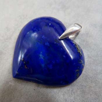 Lapis lazuli Extra barva, srdíčko přívěsek č.M4