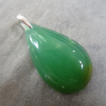 Chryzopras Brazílie; přívěsek č.M12