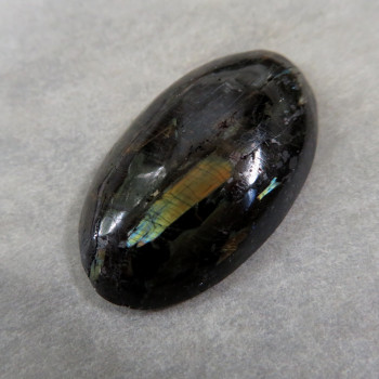Nuummite, Greenland, cabochon no.3