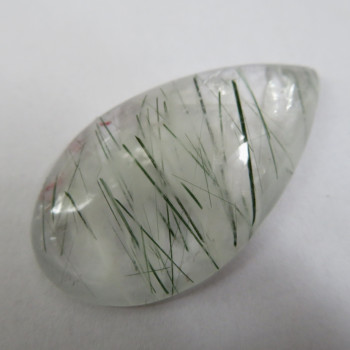 Crystal with Epidote, XL cabochon no.E2