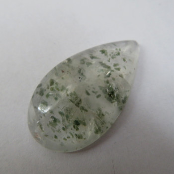 Crystal with Epidote, cabochon no.E13