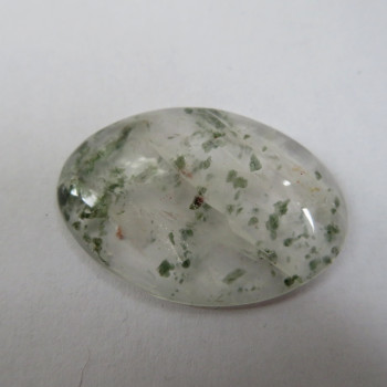 Crystal with Epidote, cabochon no.E15