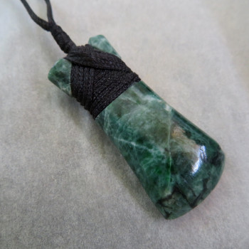 Maori amulet - Toki, Jadit Burma No.1