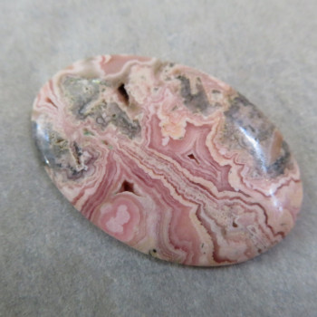 Rhodochrosite, Argentina, cabochon no.B8