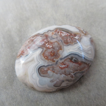 Agate lace, Mexico cabochon M4