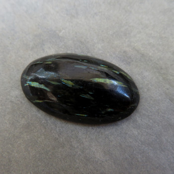 Nuummite, Greenland, cabochon no.12