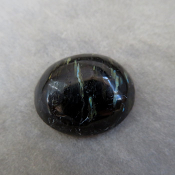 Nuummite, Greenland, cabochon no.13