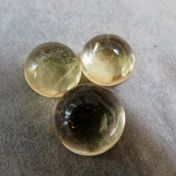 Citrine set, 6mm and 7mm No.1
