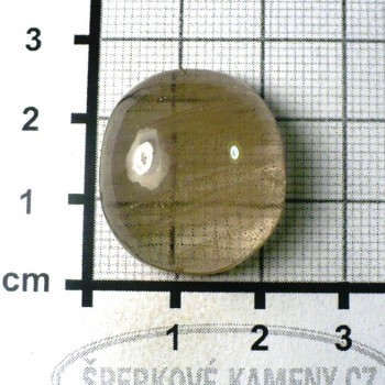 Smoky Super-Bubble Ukraine Cabochon No.9 | www.sperkove-kameny.cz