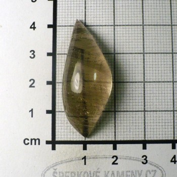 Smoky Super-Bubble Ukraine Cabochon No.10 | www.sperkove-kameny.cz