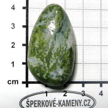 Serpentinit Jeseníky, č. P1| šperkové-kameny.cz