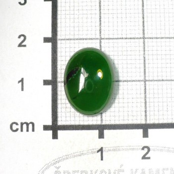 Světlý nefrit,kabošonek 12x16mm č.12| šperkové-kameny.cz